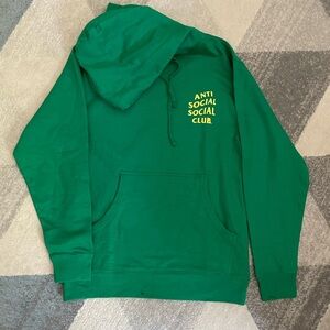 ASSC sweatshirt. Green with yellow letters, small. Unused